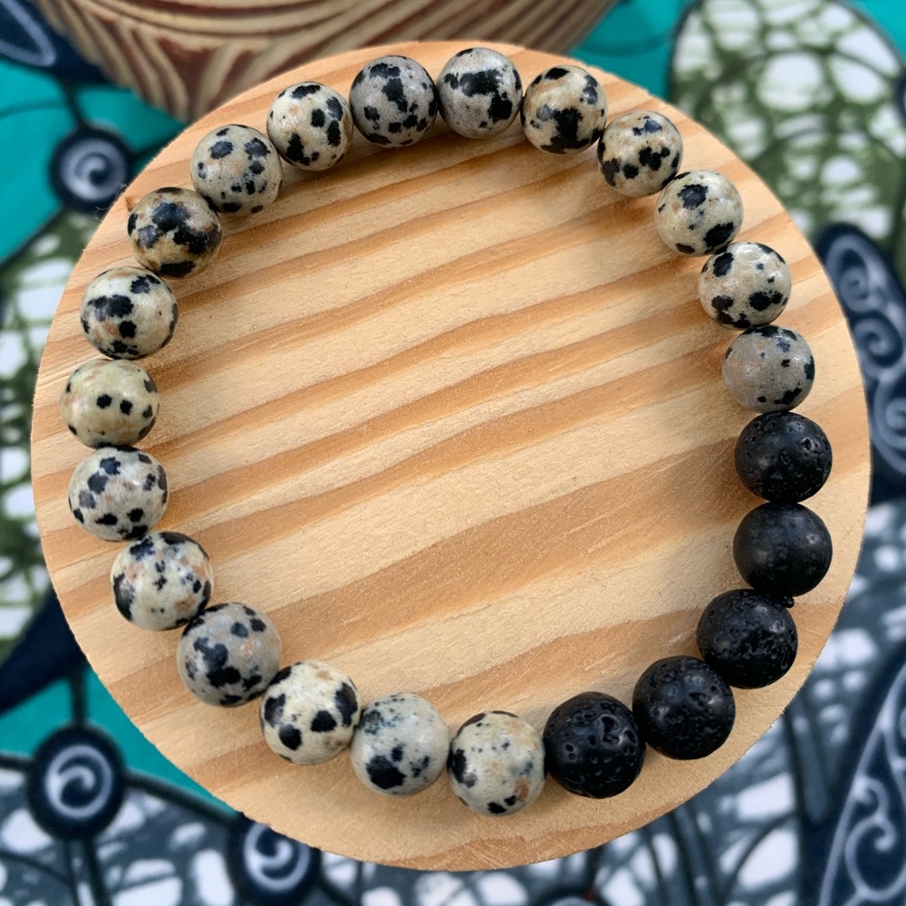 Dalmatian Jasper Bracelet